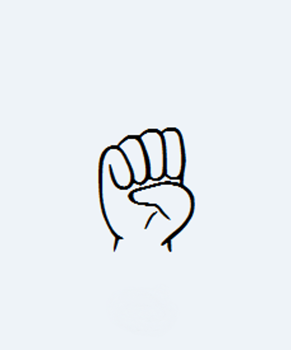 E em Língua de Sinais